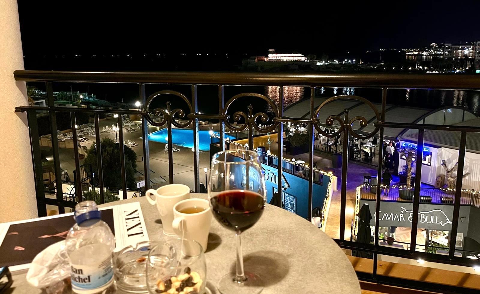 View from the balcony 