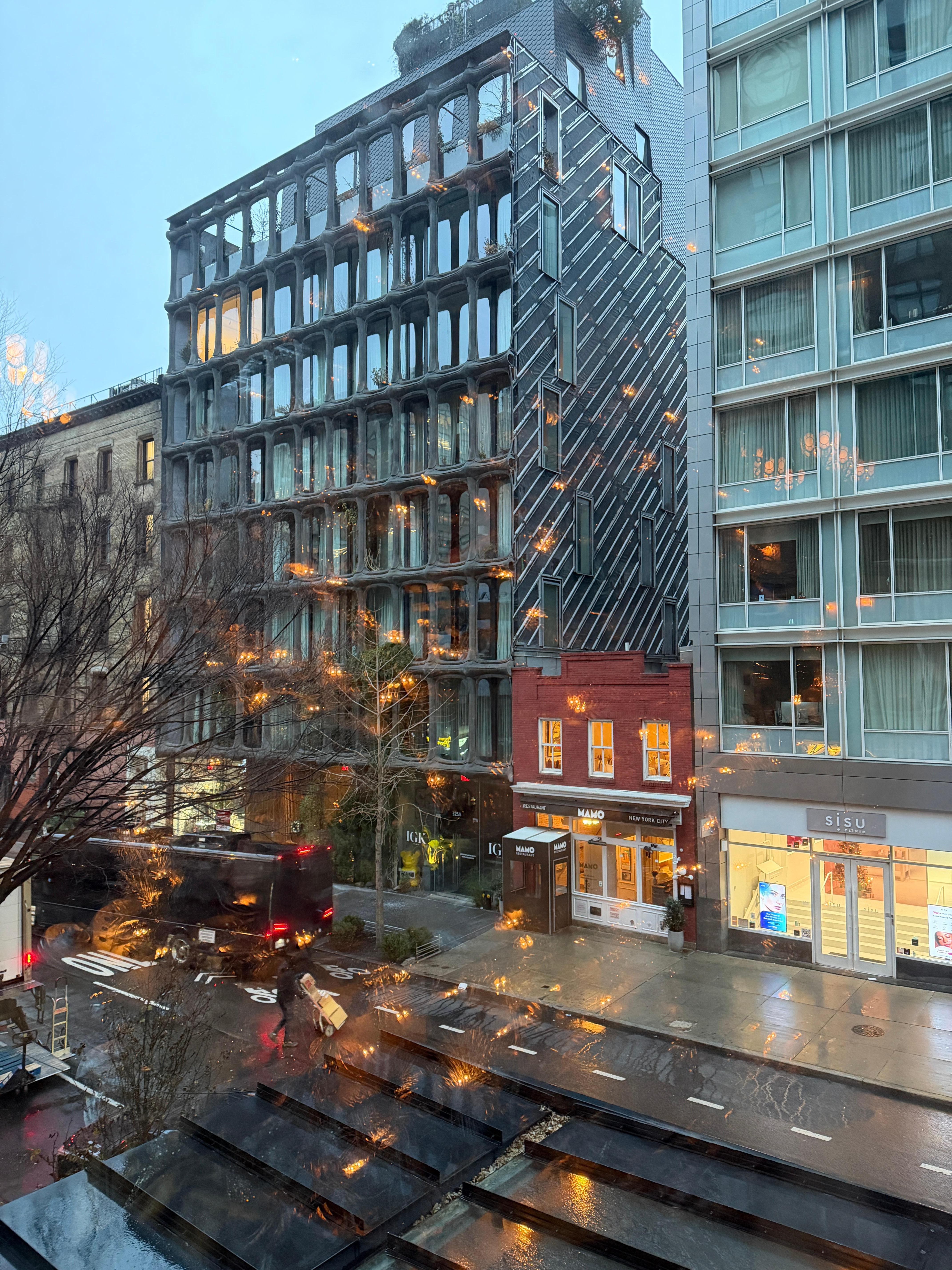 Beautiful view from the bar/lounge area