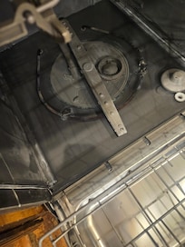 Standing water in dishwasher