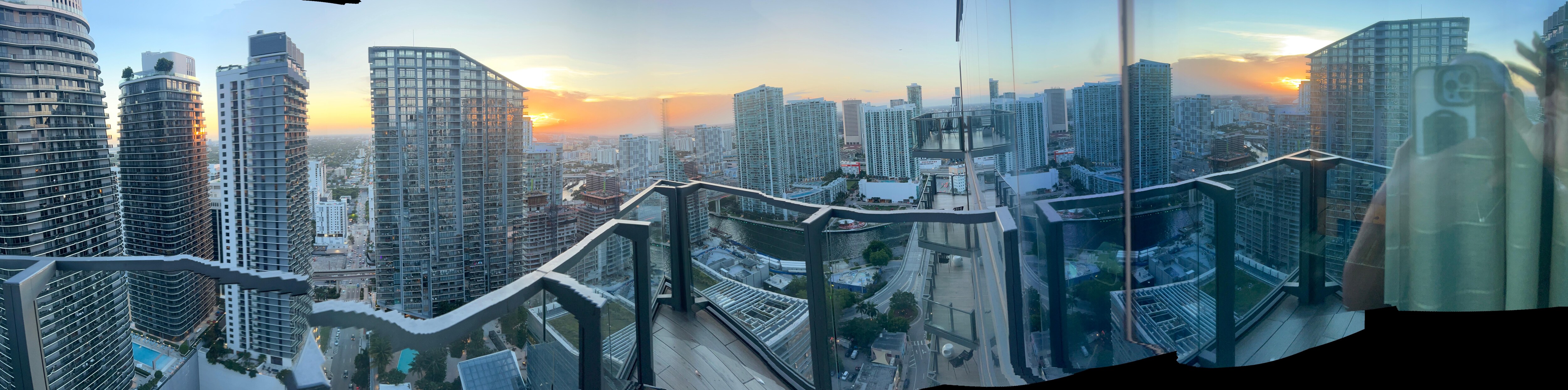 One more view from the balcony 