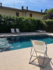 Pool schön aber nicht beheizt