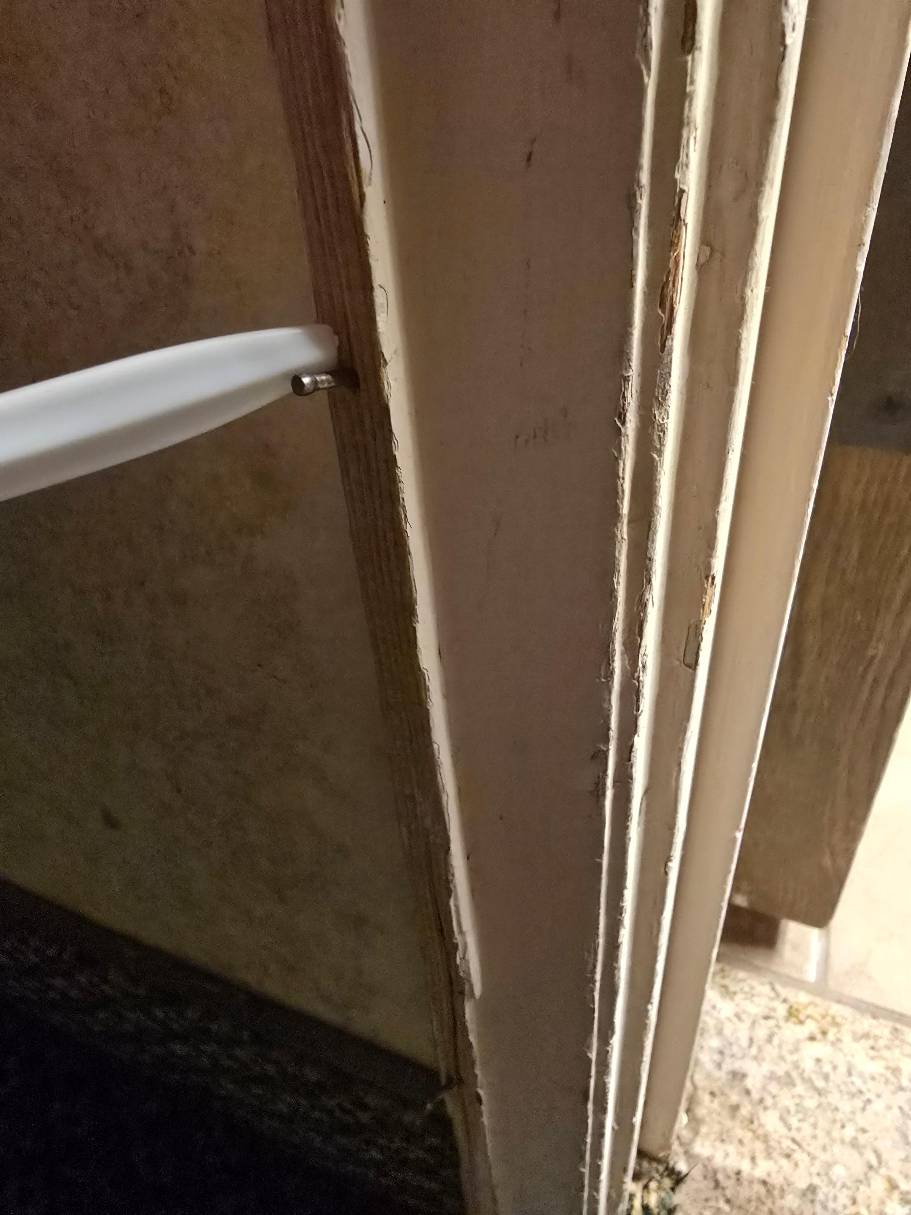 Nails by the bathroom 