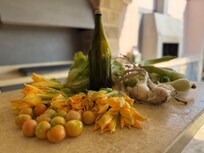 Just a small sample of produce from the garden