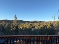 View from back deck. Looks great at night too.