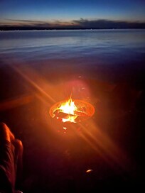 S’mores after sundown.