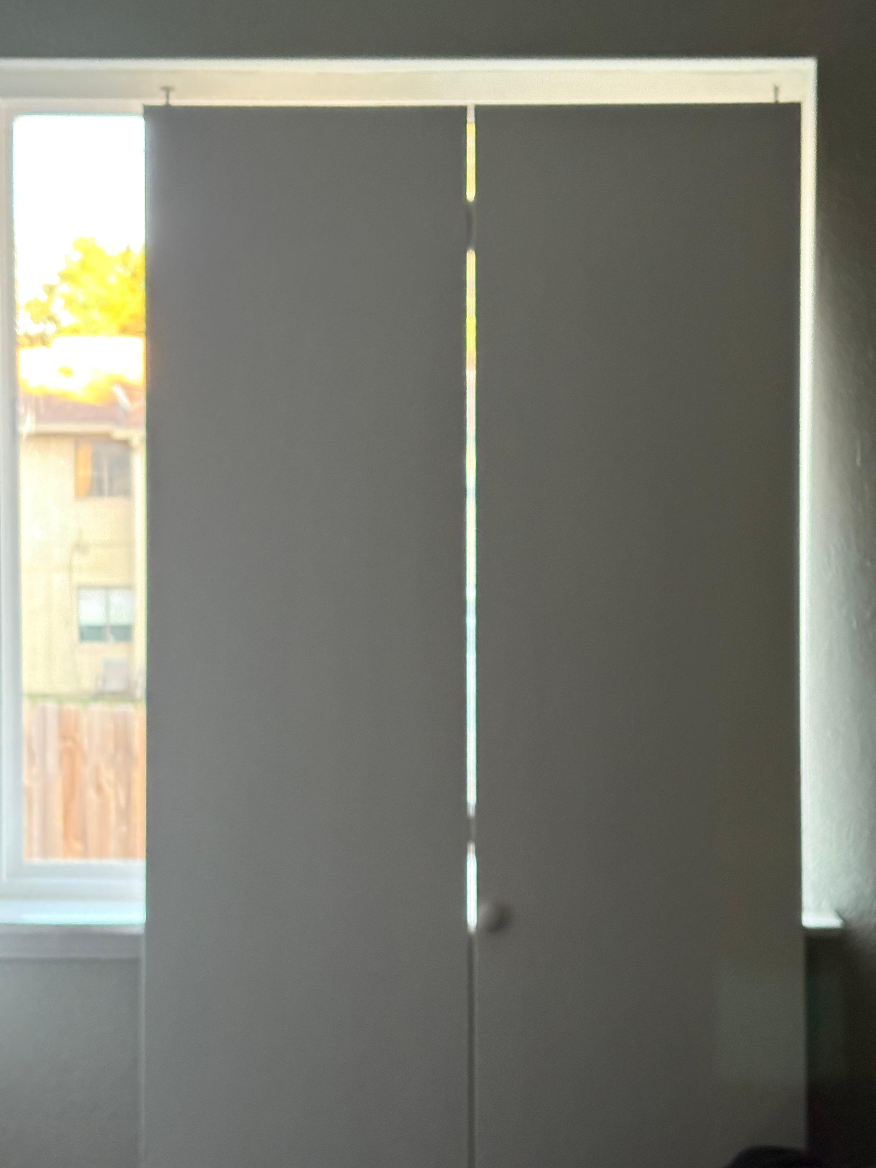 Window treatment bedroom #1