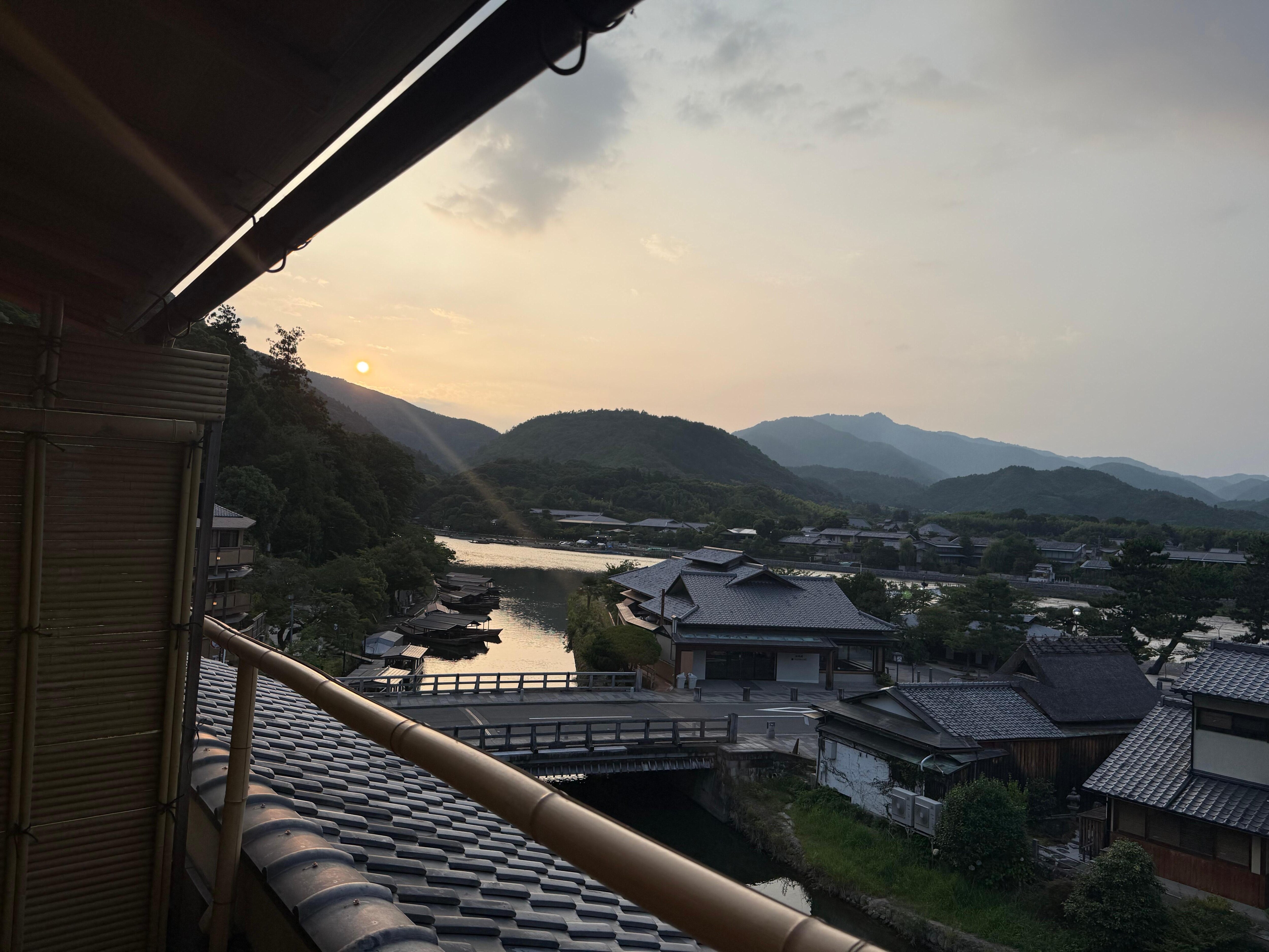 Sunset from the room