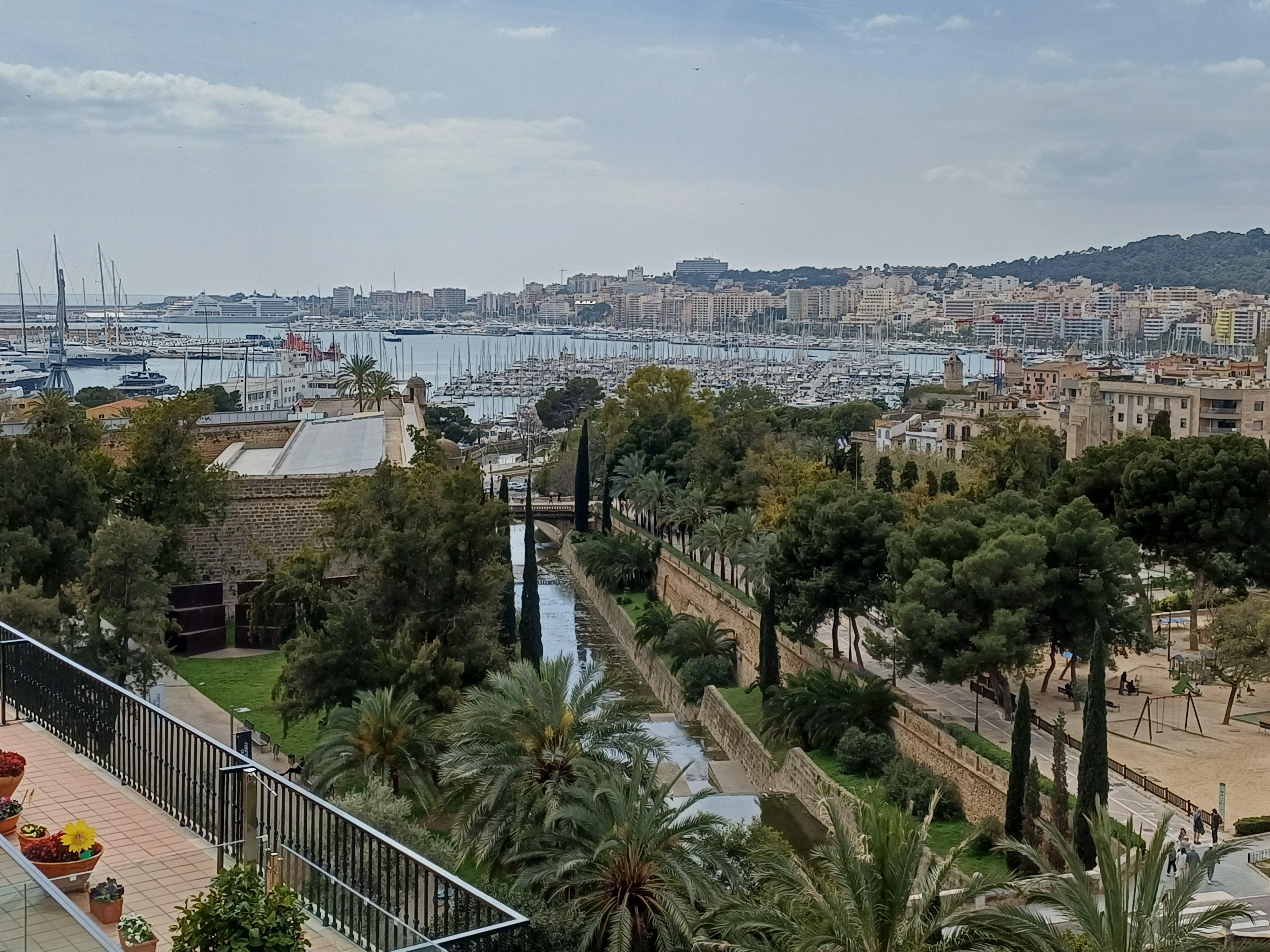 View from the rooftop bar.