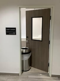 Laundry door had to be propped open due to key cards not working