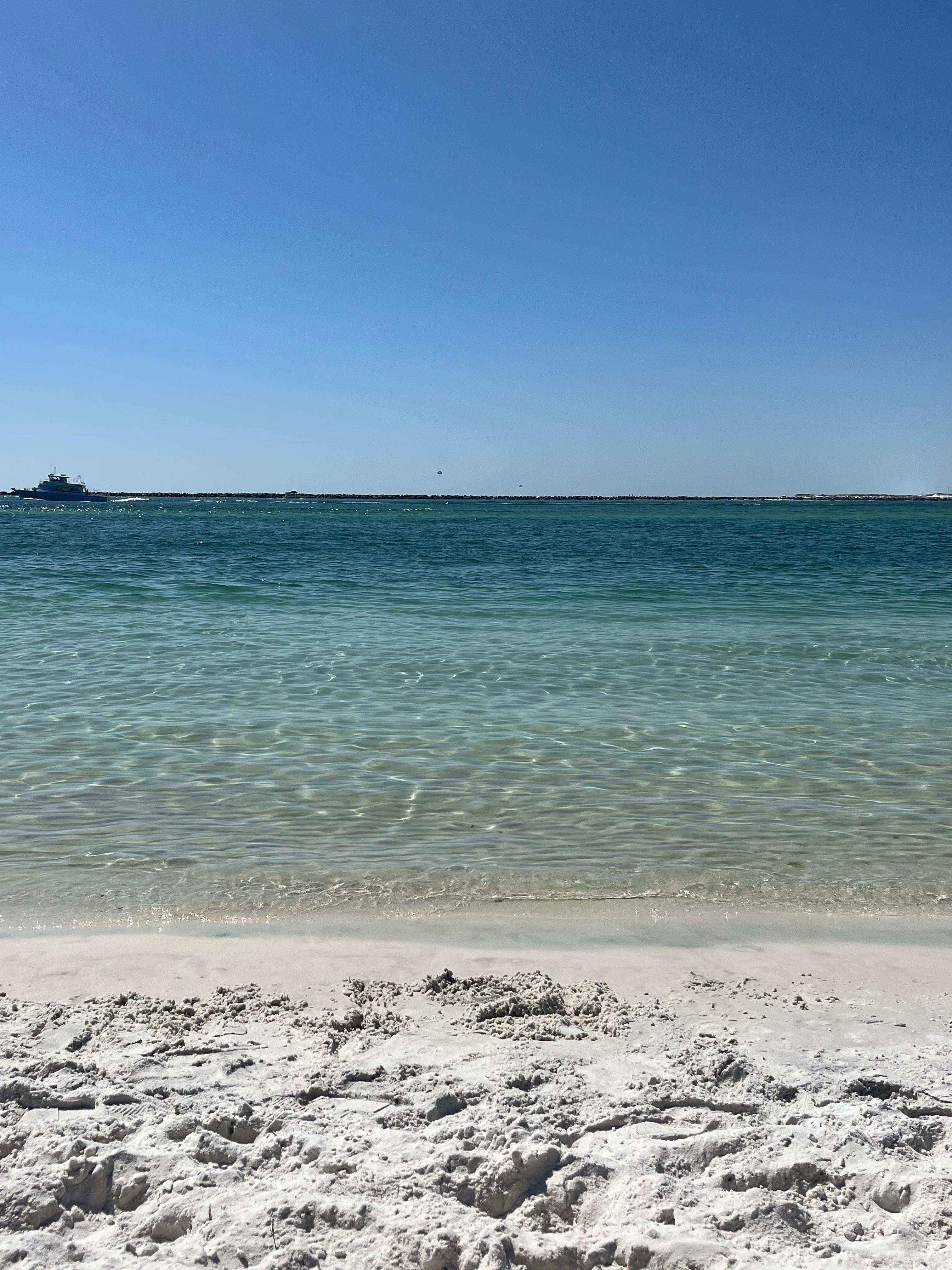 Feet from condo building