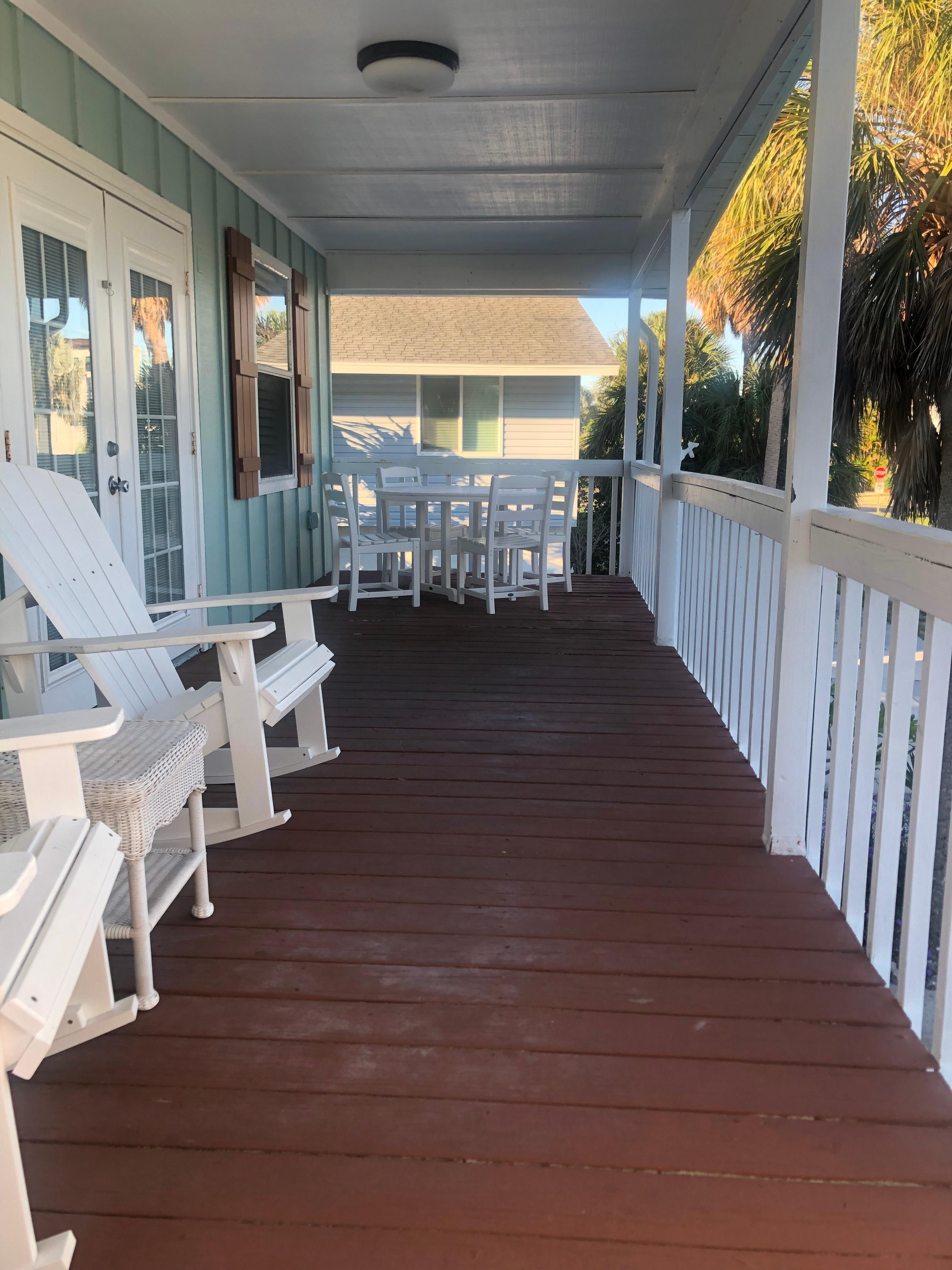 Loved front porch, this is view while sitting on swing