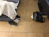 Table foot is in the path to the bathroom, not good in the dark. Had to add padding to prevent injury.