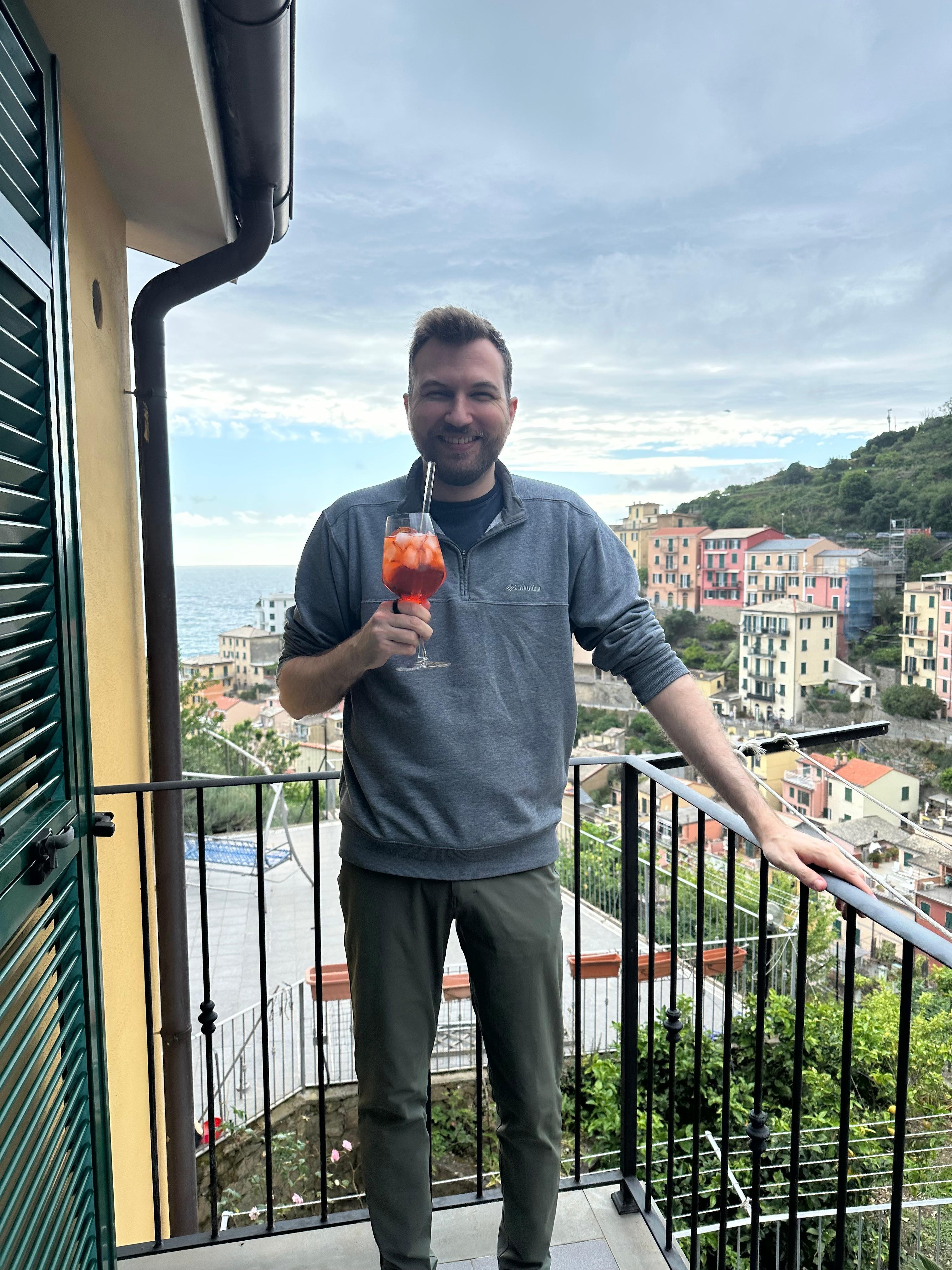 Awesome view from the private balcony!