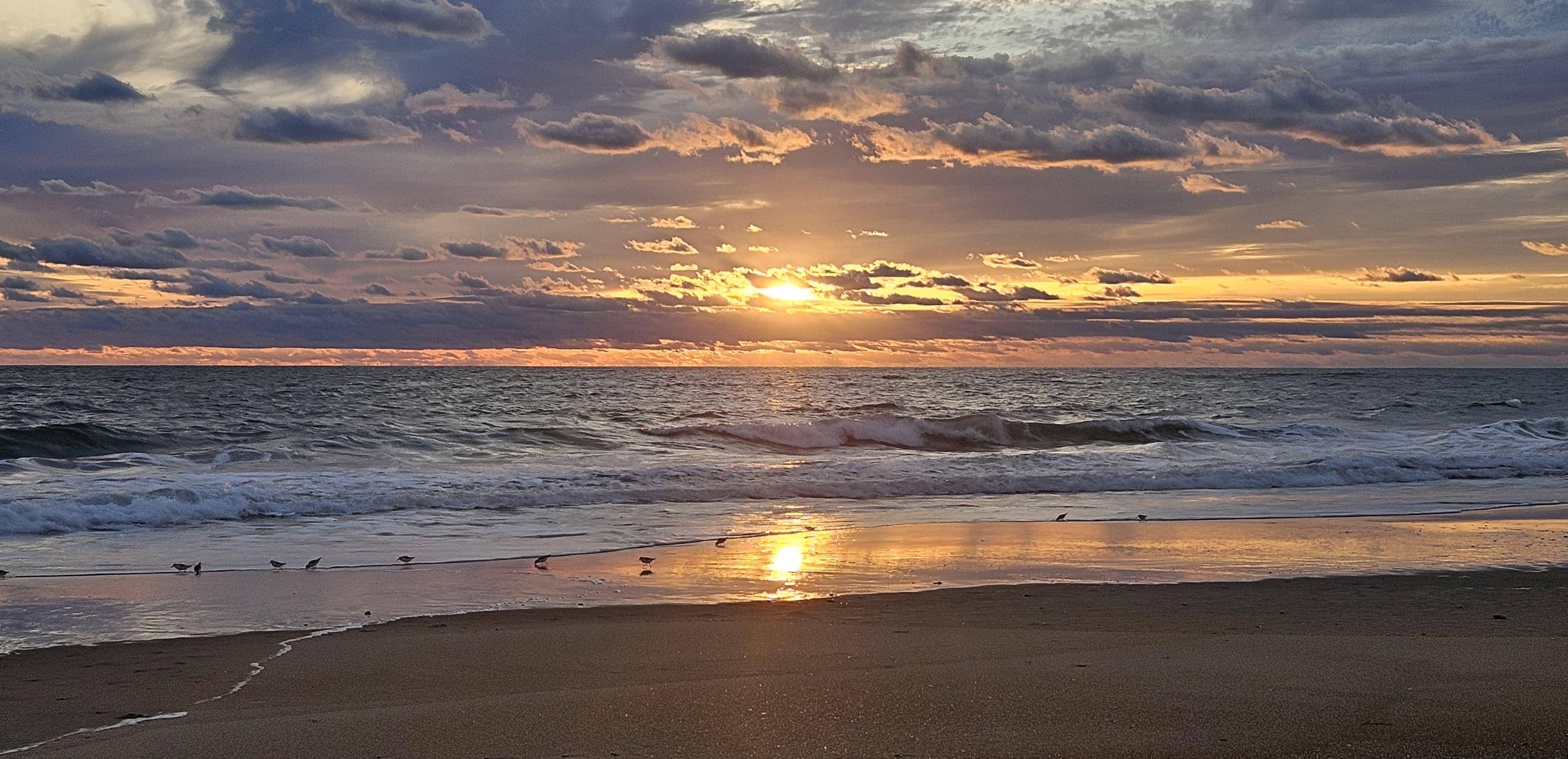 Sunrise on the beach