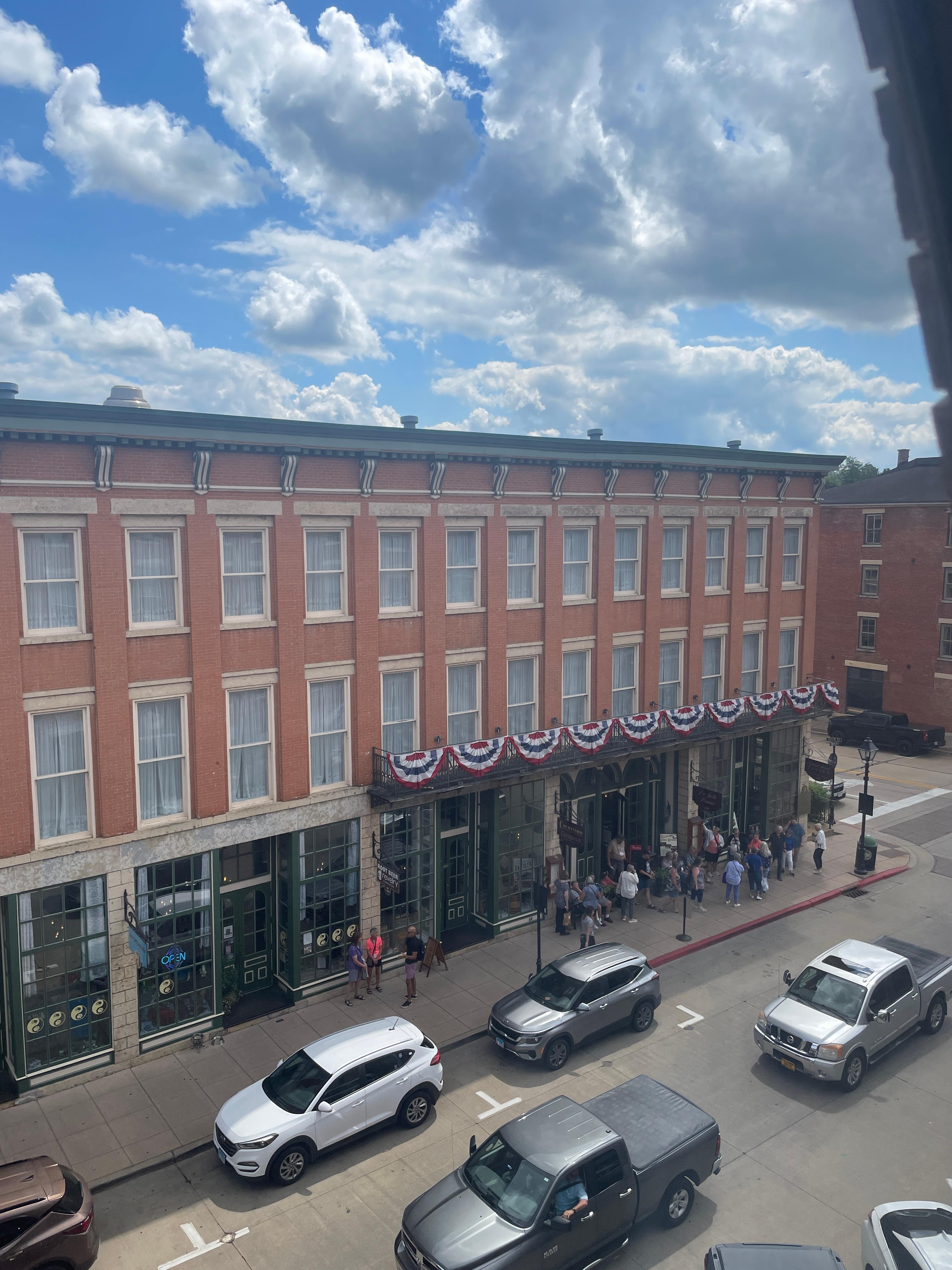 View from the front window.