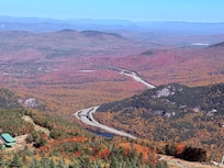 Fall colors in the area at the time of our visit!