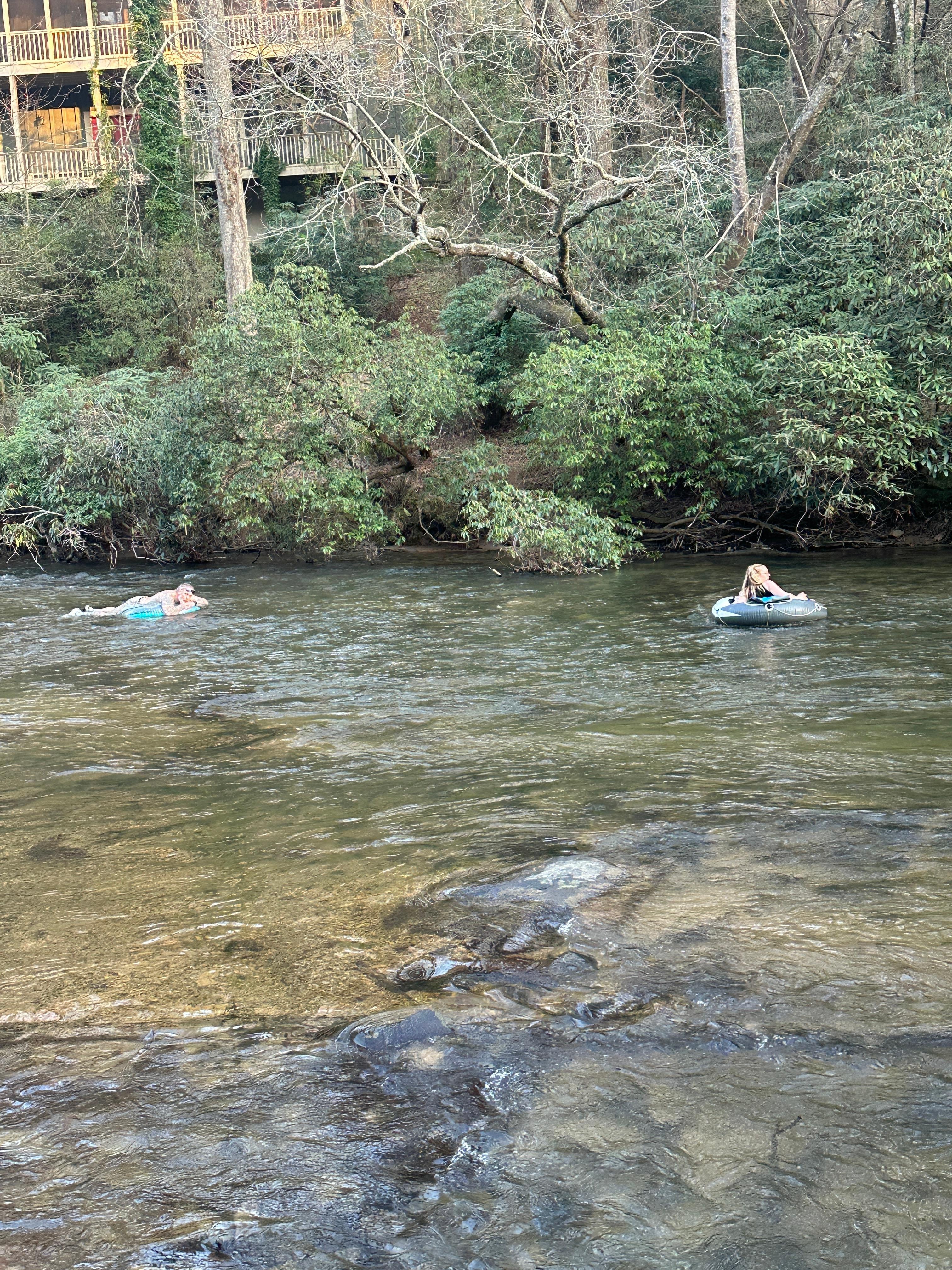 Standing in the backyard of property. Floats were onsite
