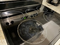 Kitchen top dirty and unhygienic