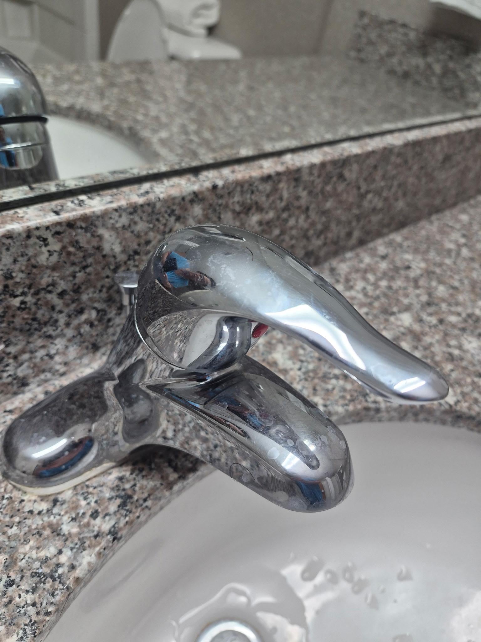 Tooth paste on handle