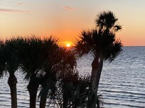 Sunrise from our balcony.