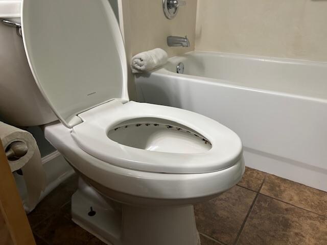 mold on top of toilet