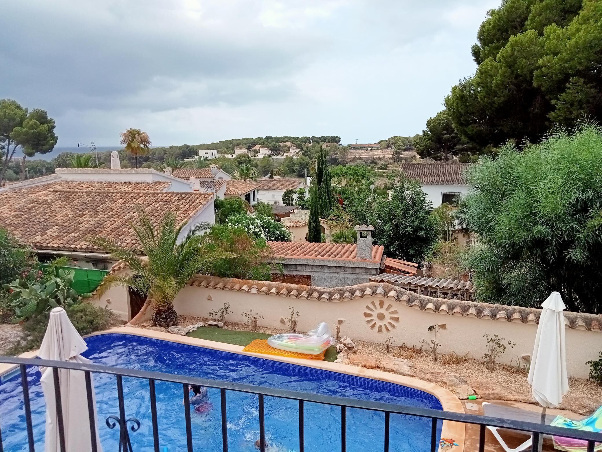 View from balcony.