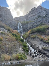 Wedding veil falls in Provo