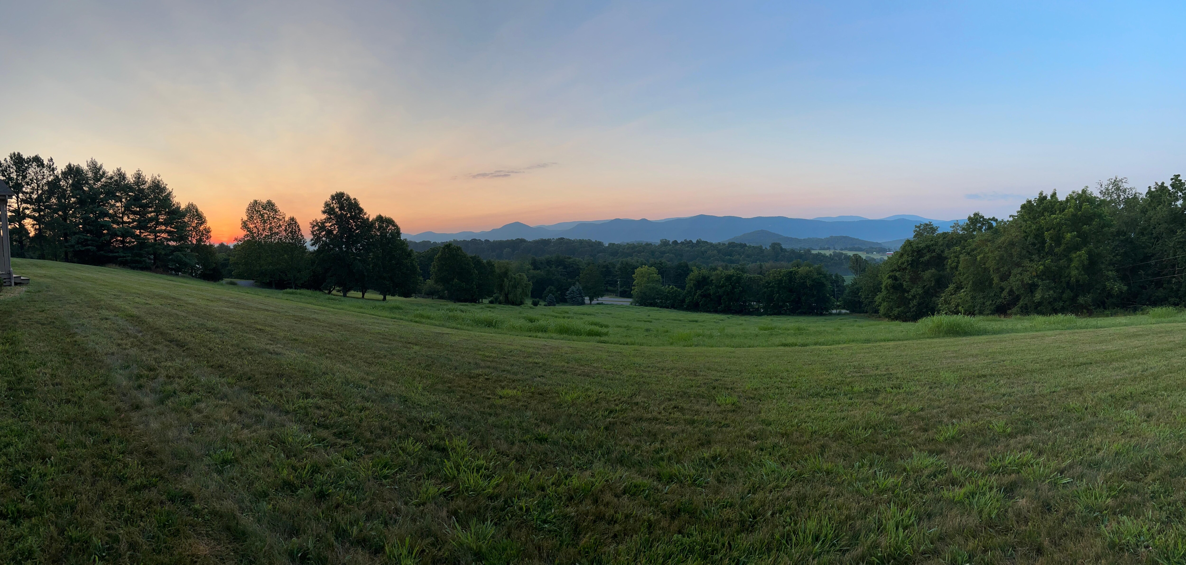 Sunrise view from the house. So amazing!