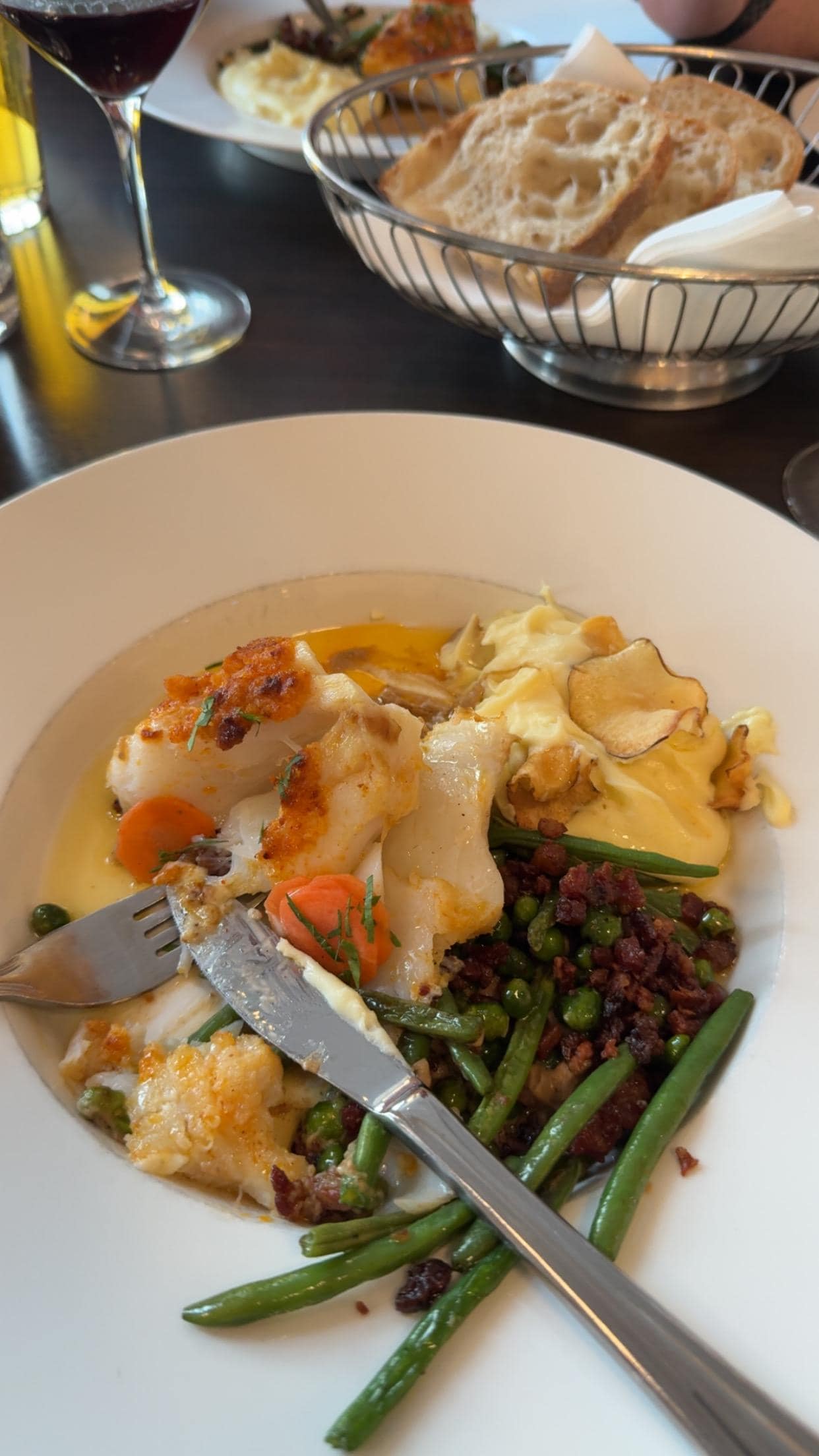 Gratinert klippfisk