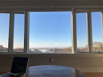 The view from the master bedroom. Not the only room with a view.