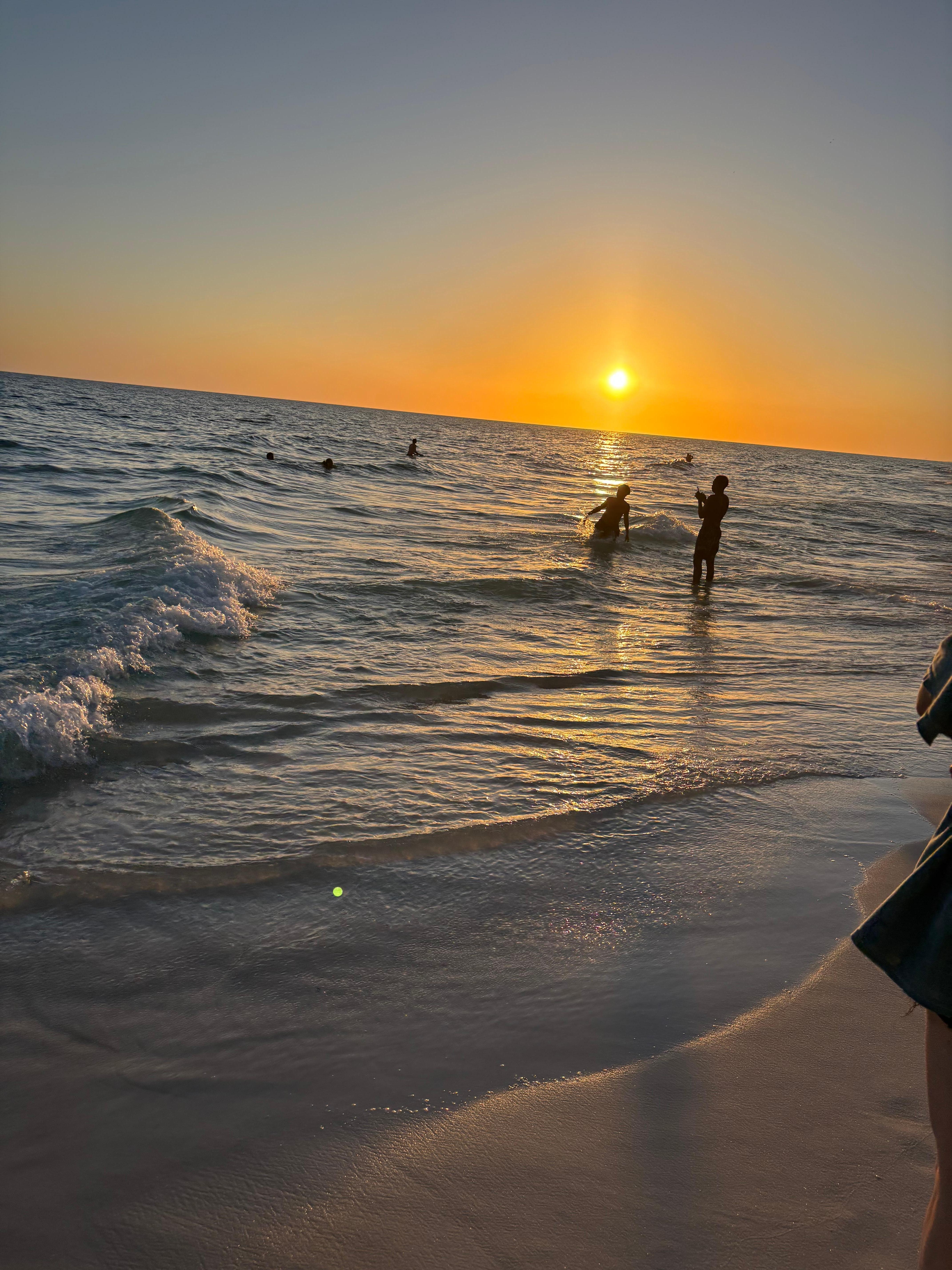 Sunset from the beach