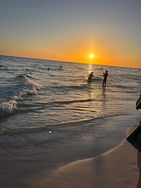 Sunset from the beach