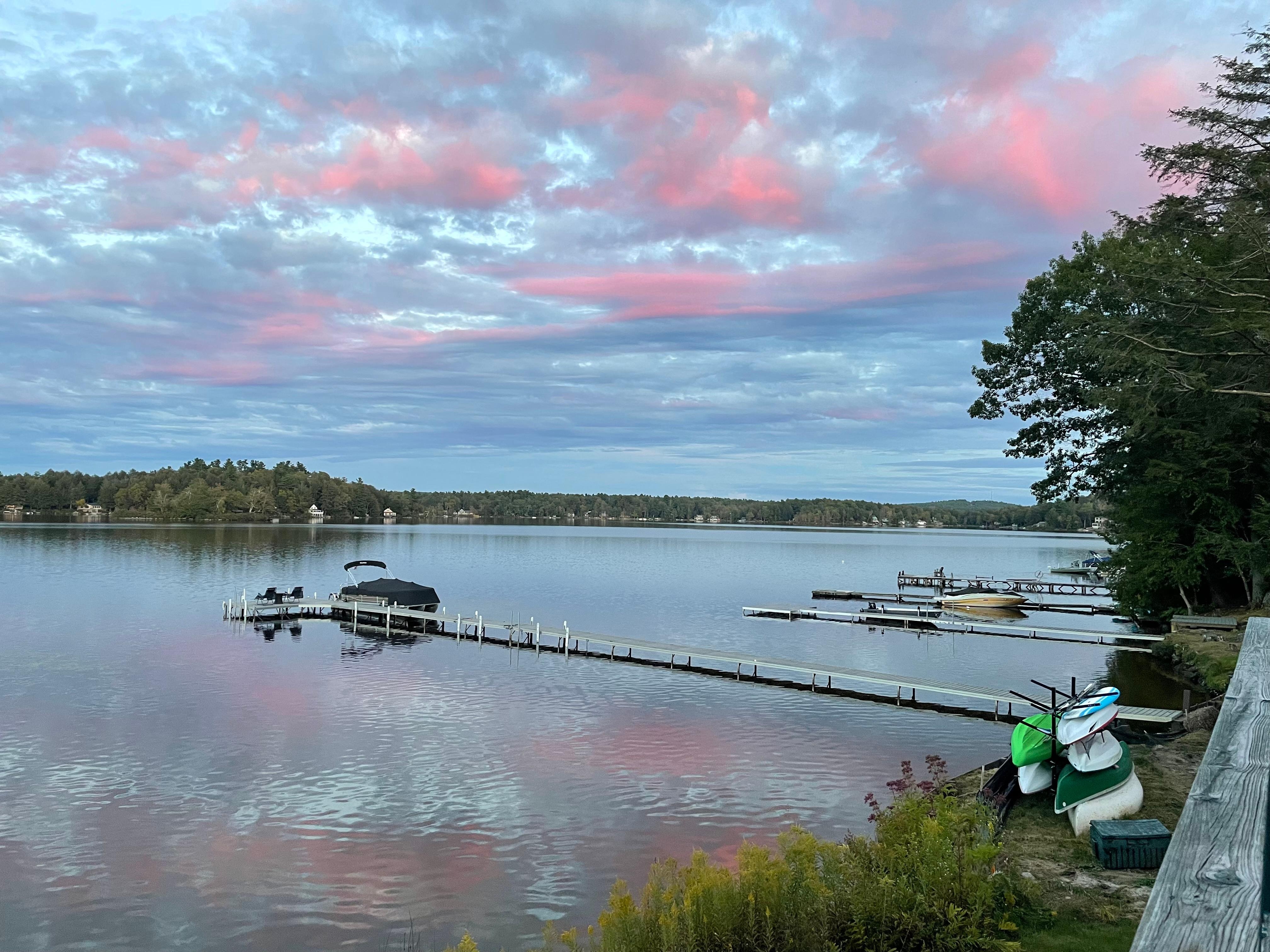 One of the beautiful sunrises. 