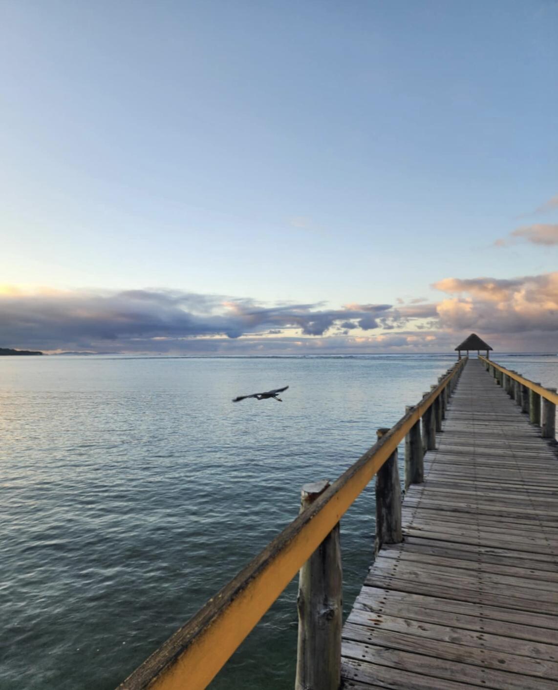 Pier at sunrise