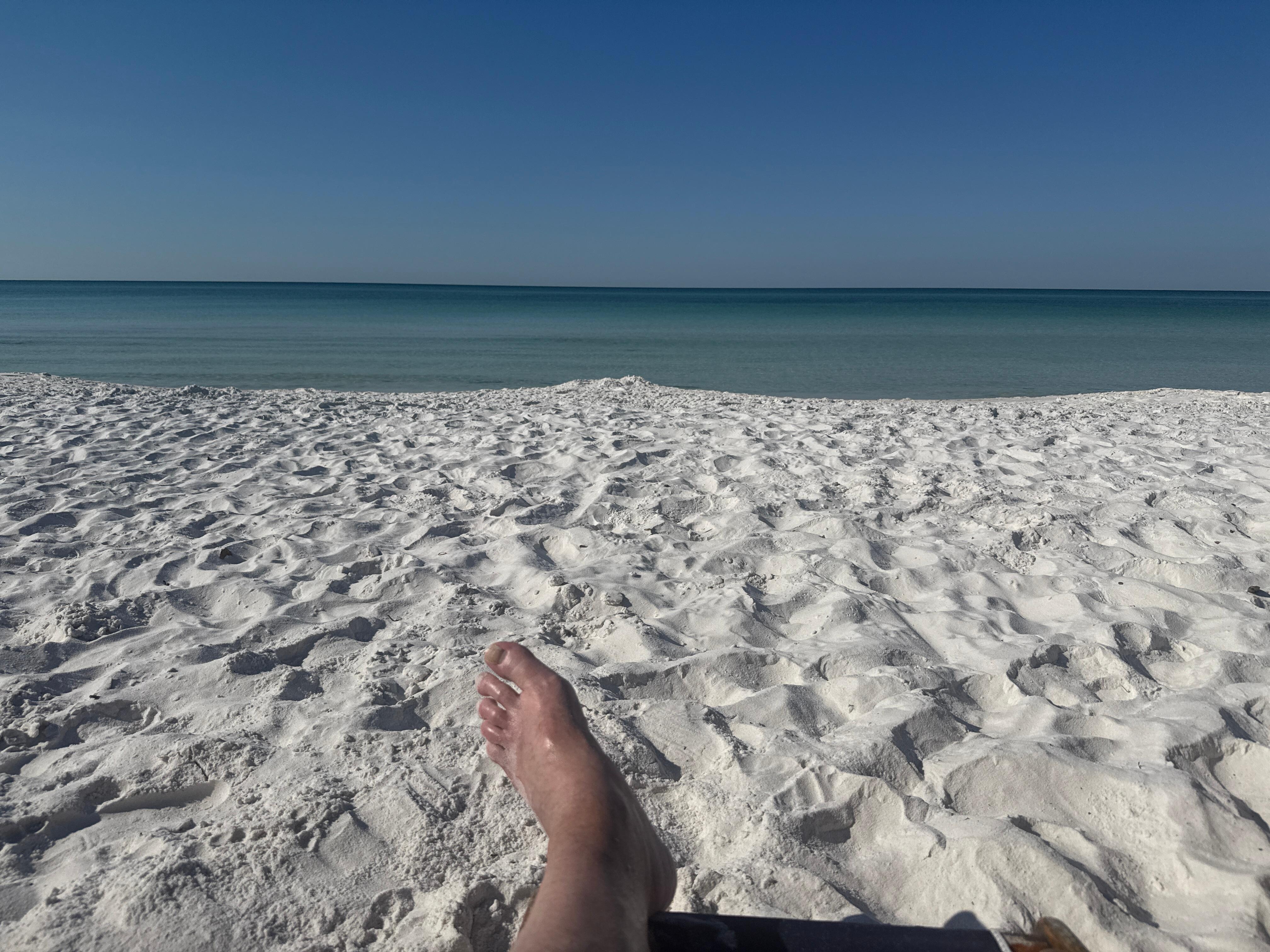 Pristine beach - the weather was perfect