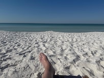Pristine beach - the weather was perfect