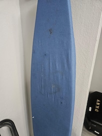 Dirty ironing board
