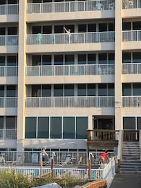 Loved the view of the gulf from our balcony.