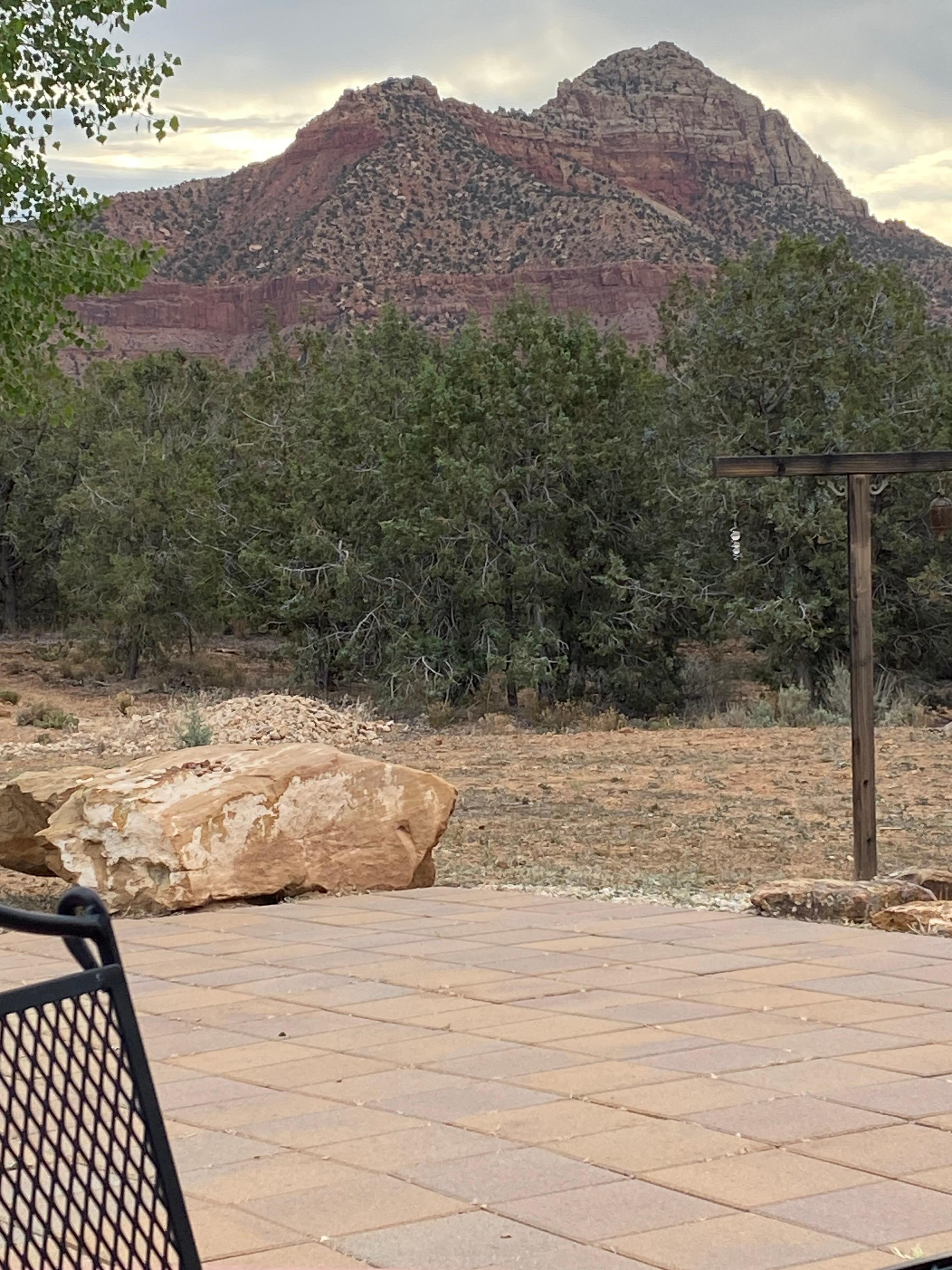 These are views from the house. 