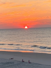 Sunrise from balcony