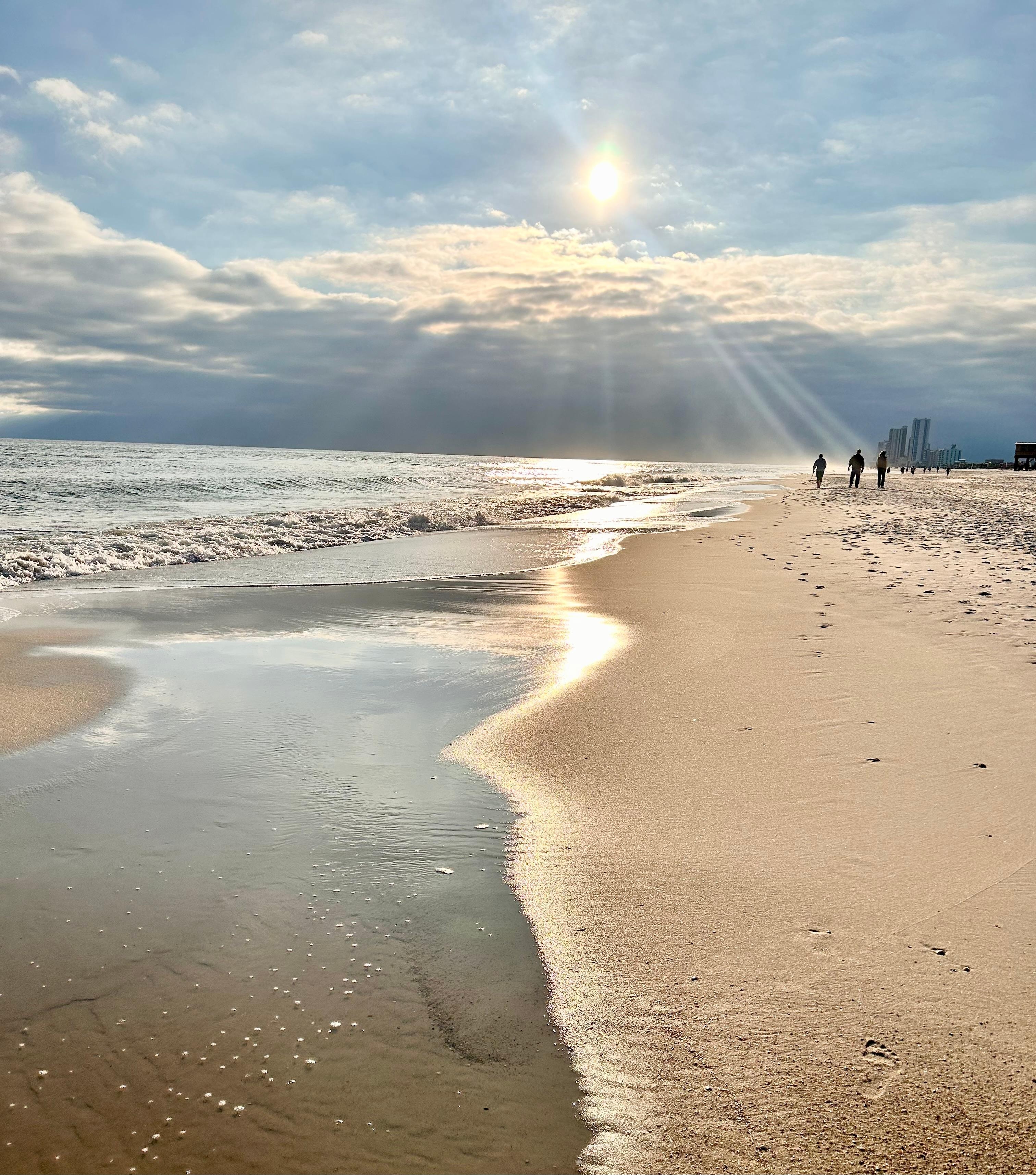 Beautiful beach not far away.