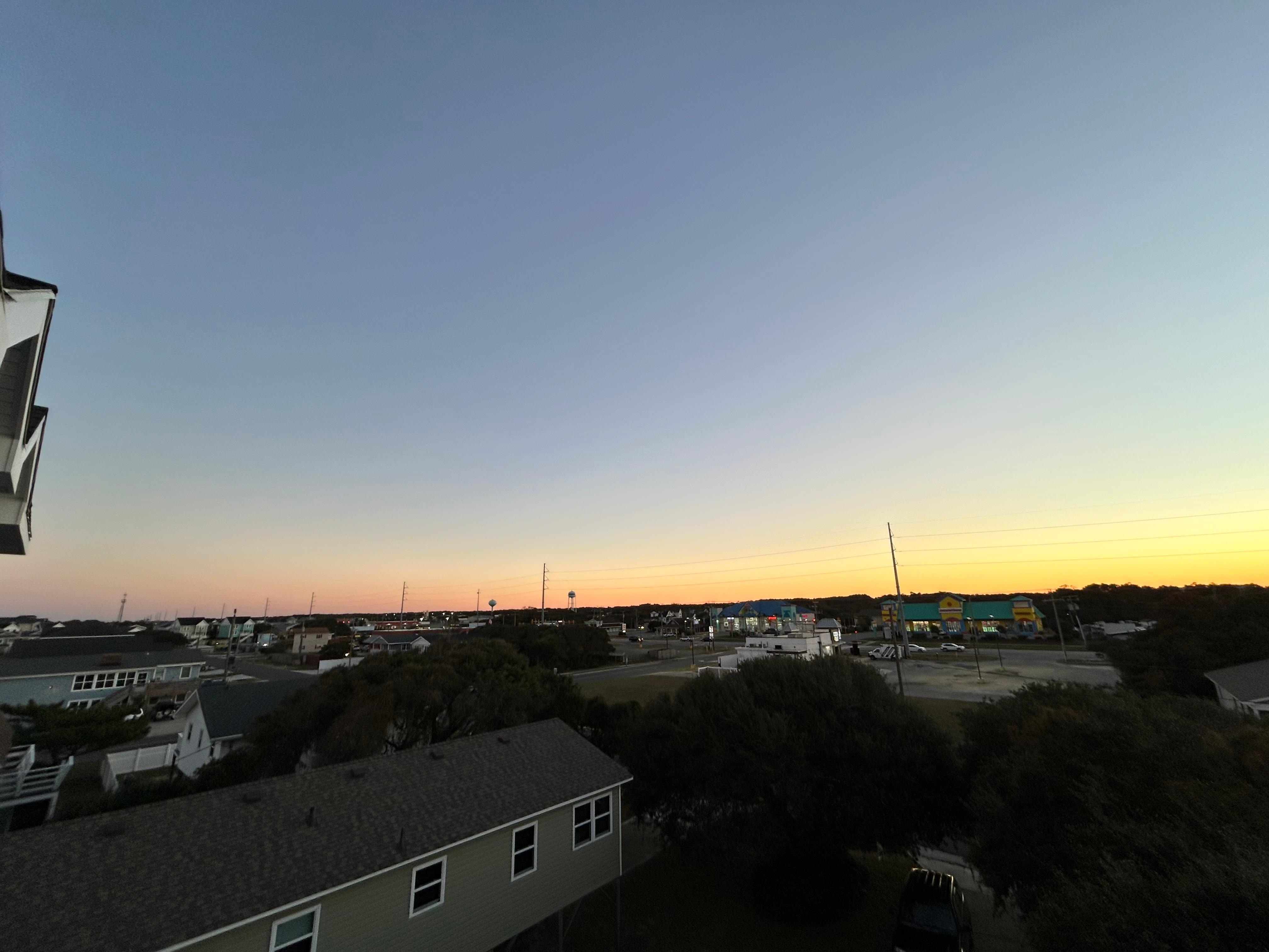  View from top floor balcony