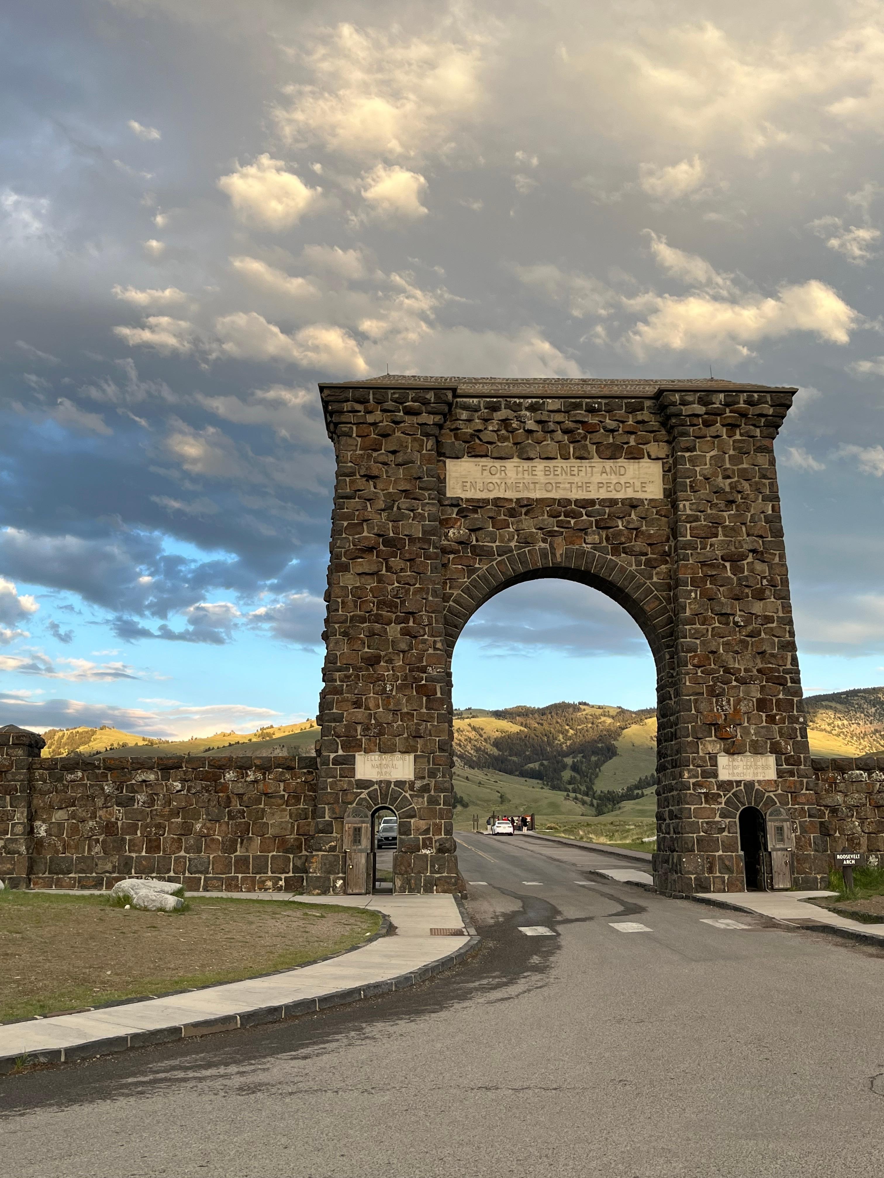The North entrance to Yellowstone was just minutes away!