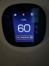 Room temperature first night