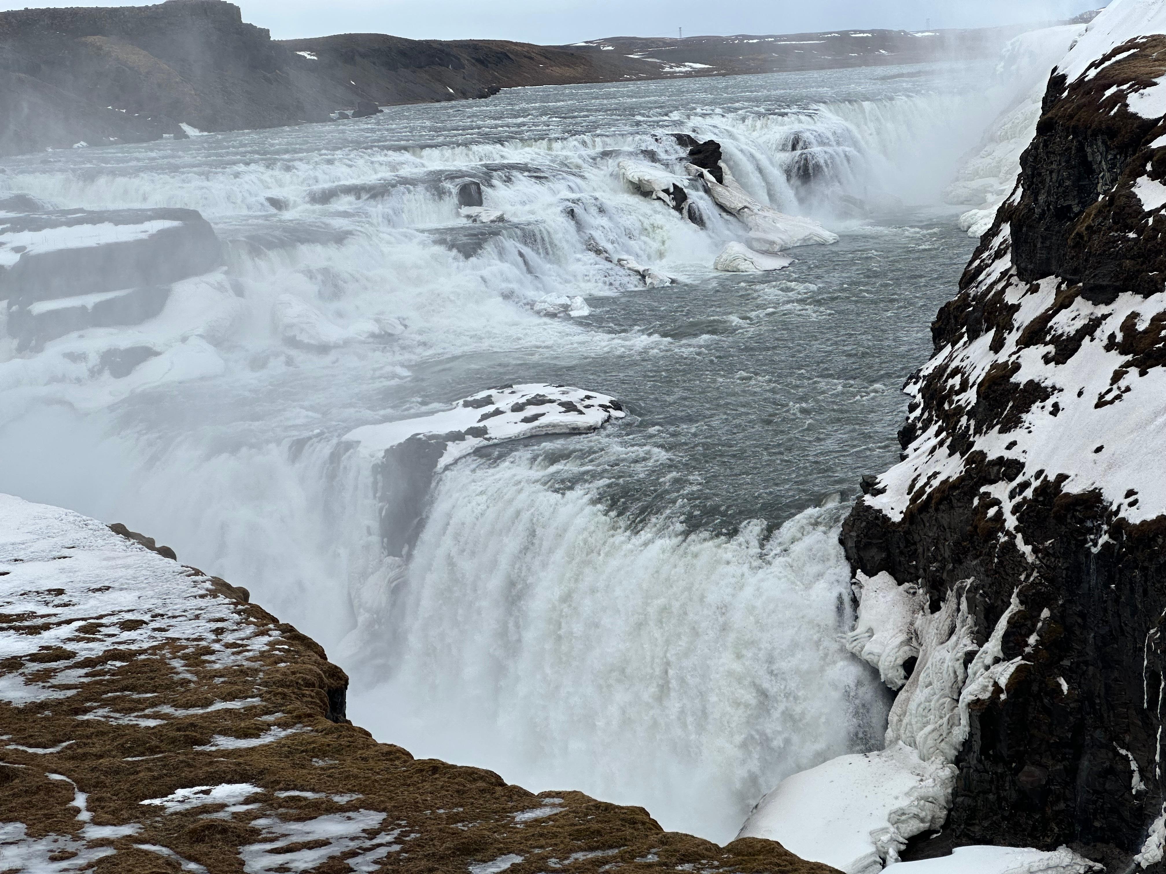 Falls on Golden Circle Tour
