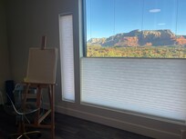 Breathtaking red rock scenery right outside the window!