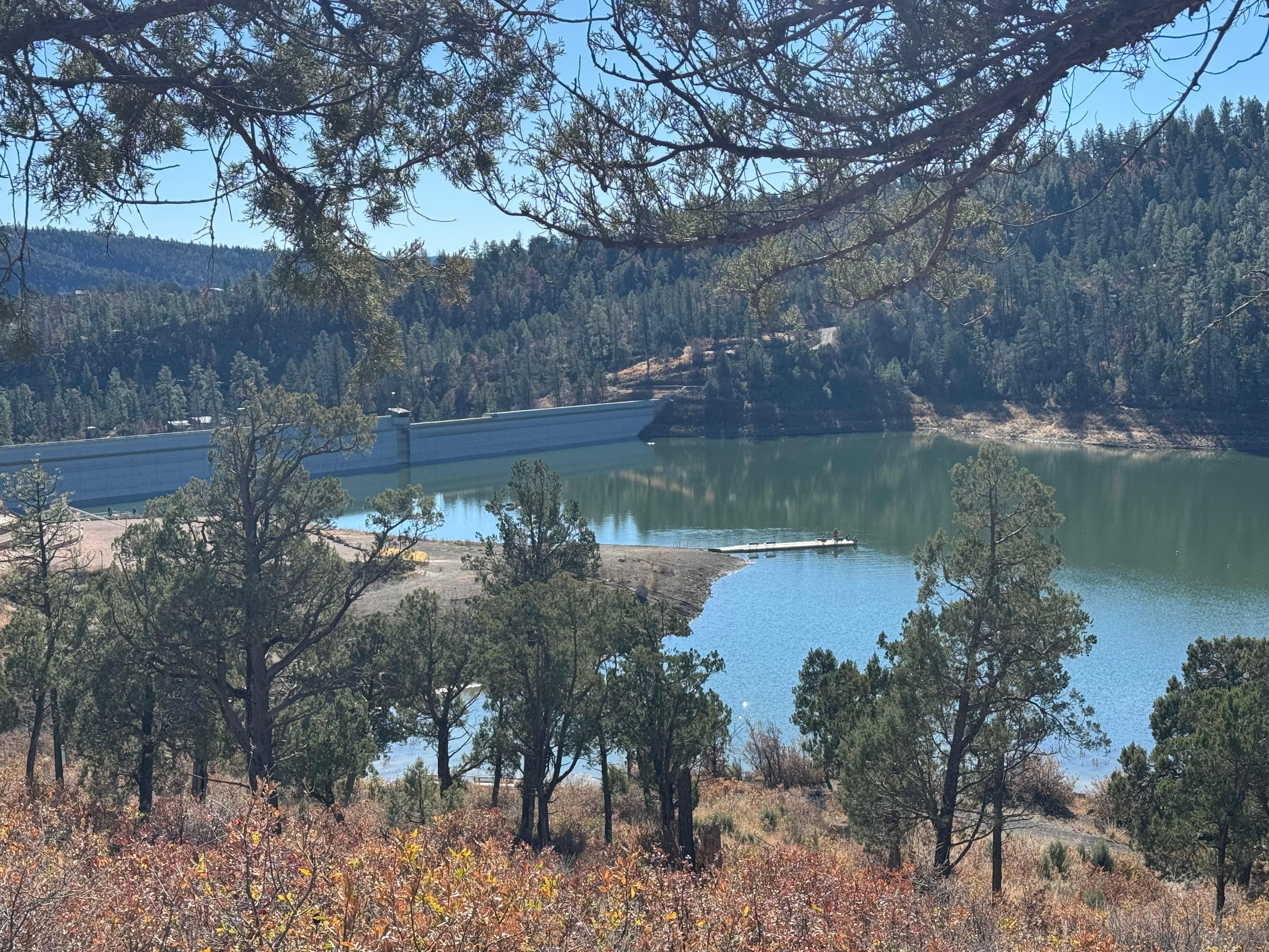 We enjoyed a hike at Grindstone trails.