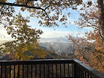 Beautiful morning view from the deck