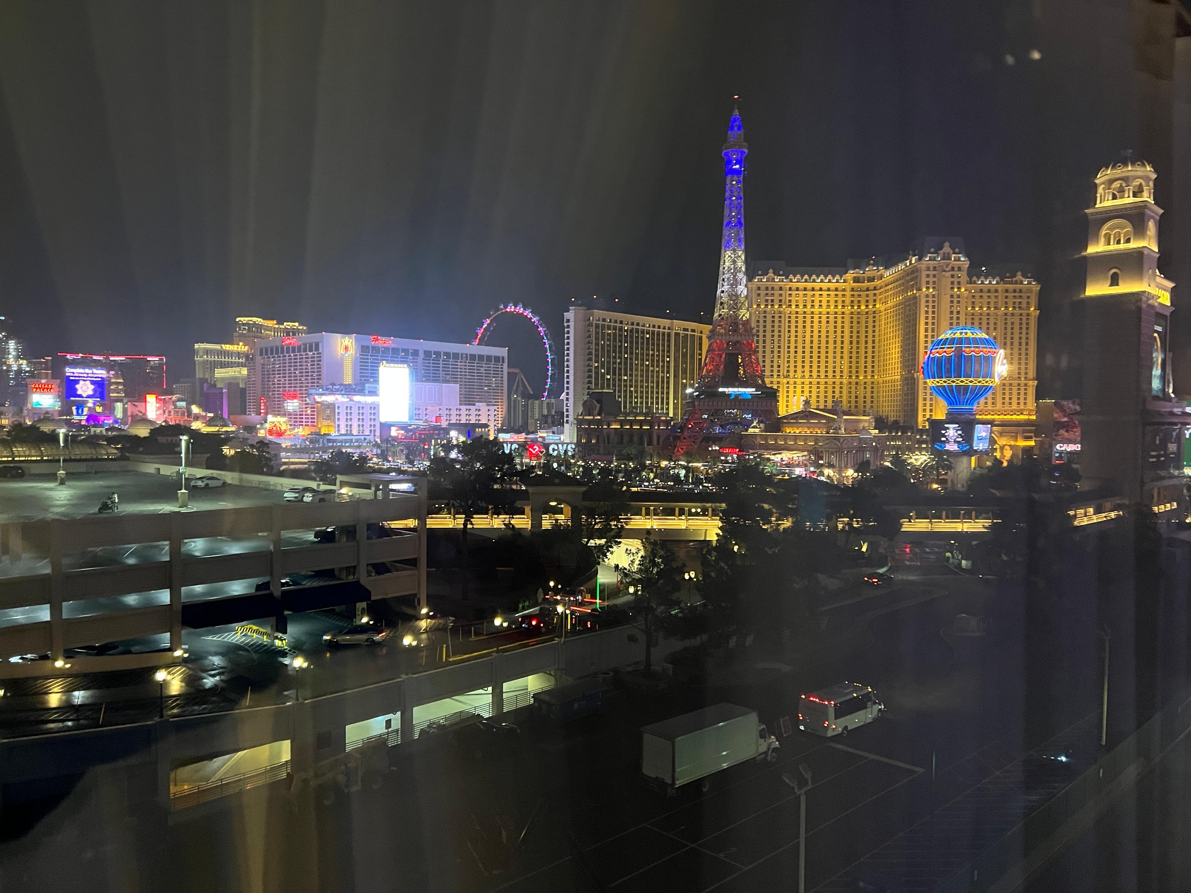 View from
Our room on level 8
