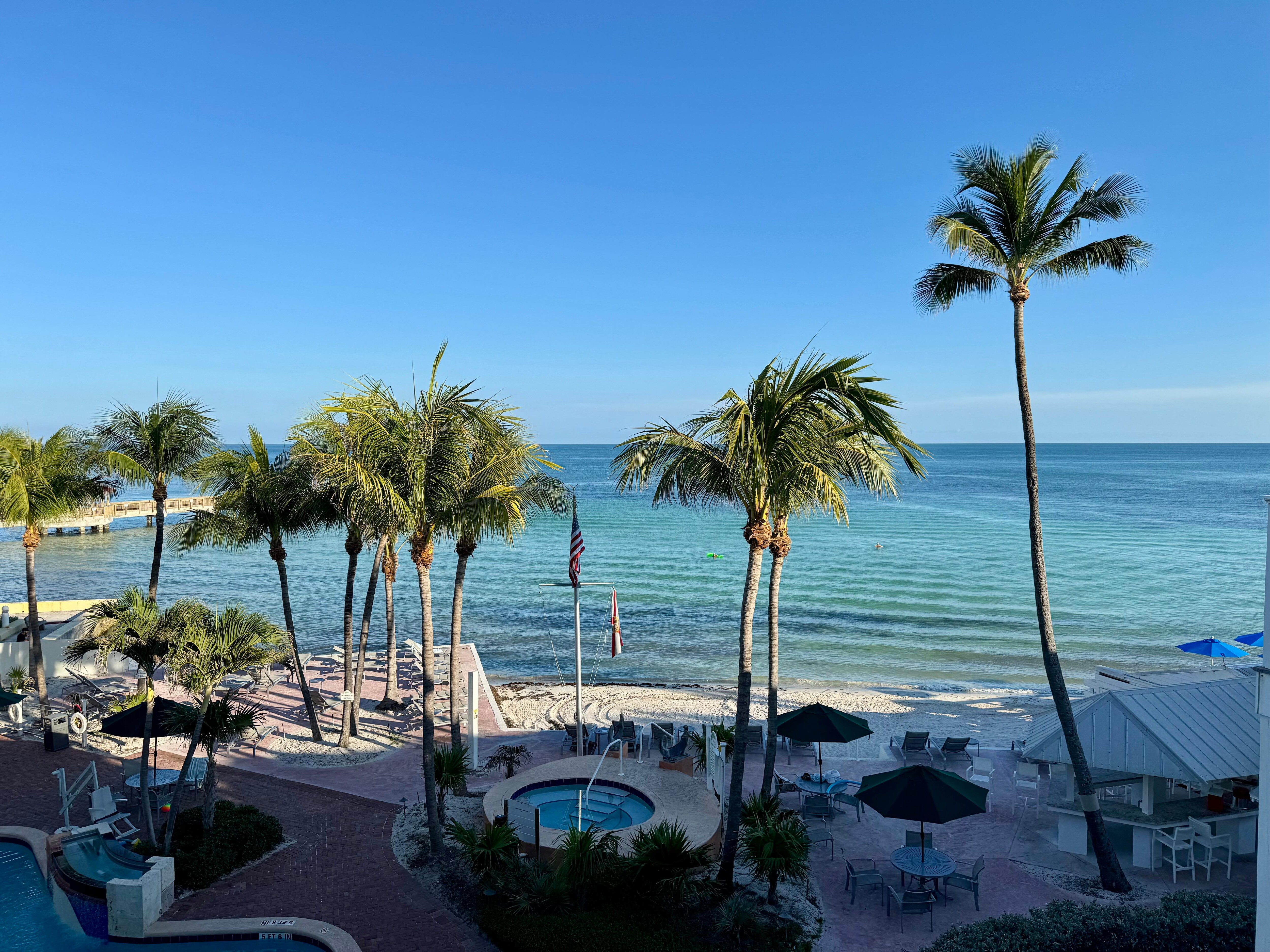 View from our room. 